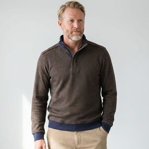 Anthony of London Brown/Navy Pullover - Men's X-Large